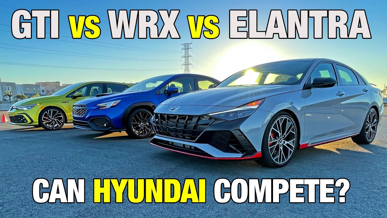 2022 Performance Sedans Compared: GTI vs WRX vs Elantra N