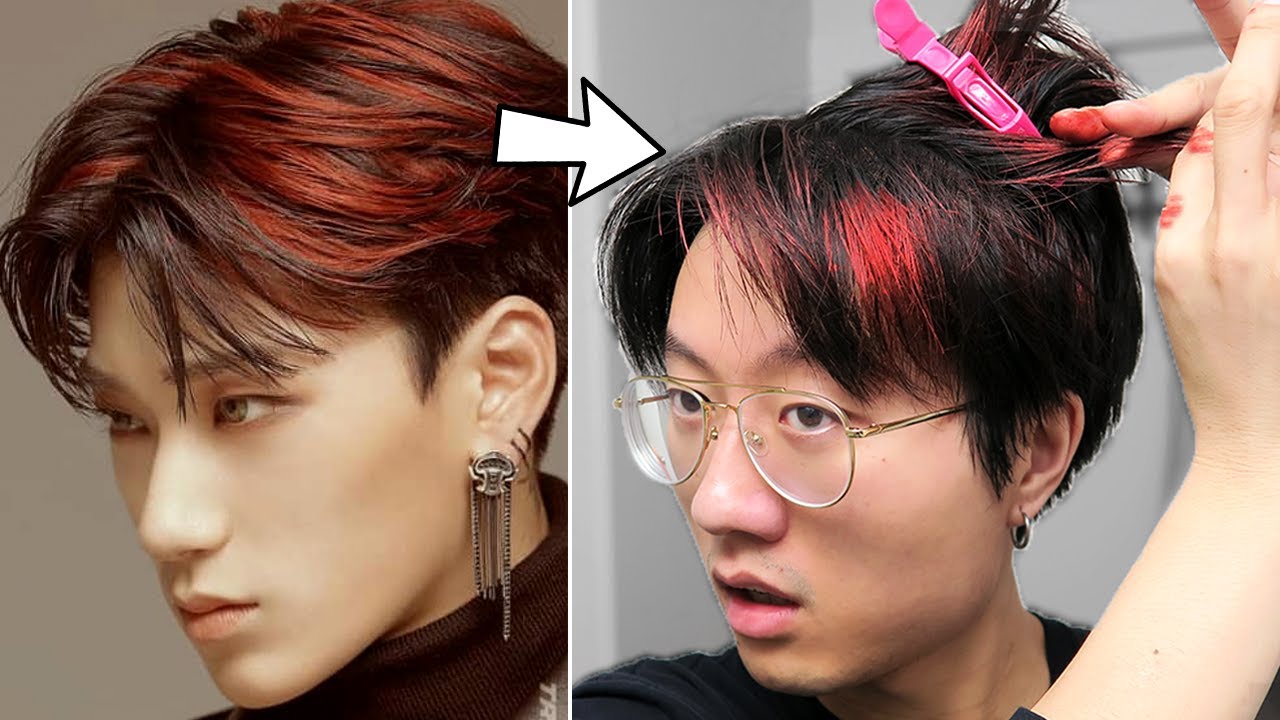 DIY K-Pop Hair Transformation: Safe Red Dye Tips at Home
