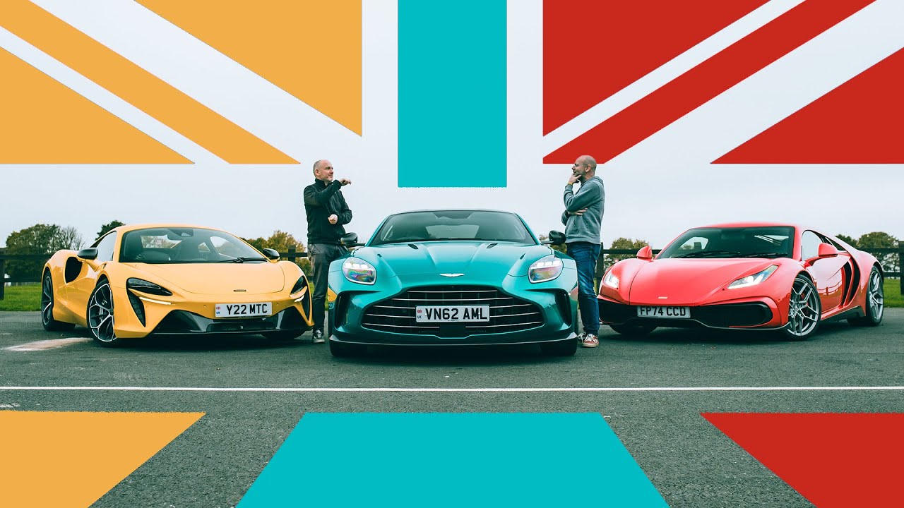title：Noble M500 vs Aston Vantage vs McLaren 750S: British Sports Car Showdown