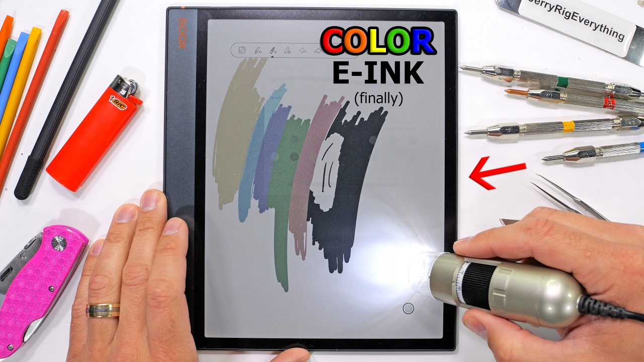 Color E-Ink Display Secrets: Boox Note Air 3C Teardown Insights