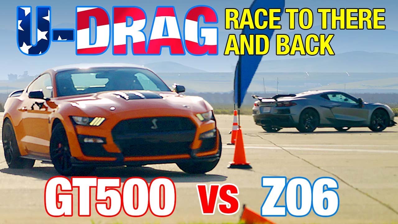 Corvette Z06 vs Shelby GT500: U-Drags Track Showdown Results