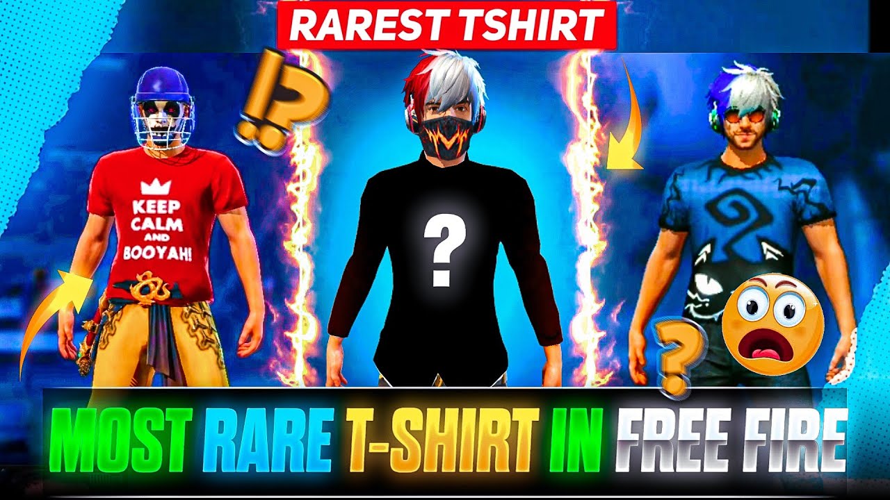 Top 10 Rarest Free Fire T-Shirts Ever Released