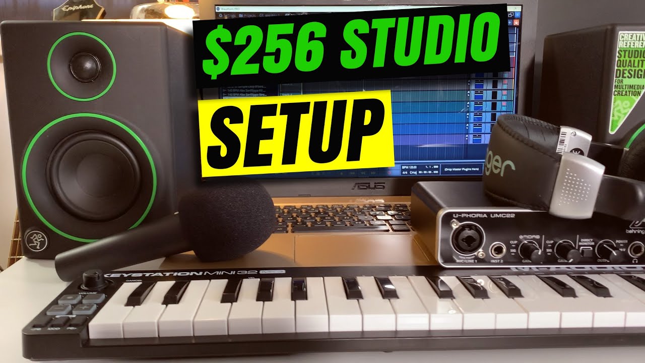 $256 Music Production Studio Setup Guide for Beginners
