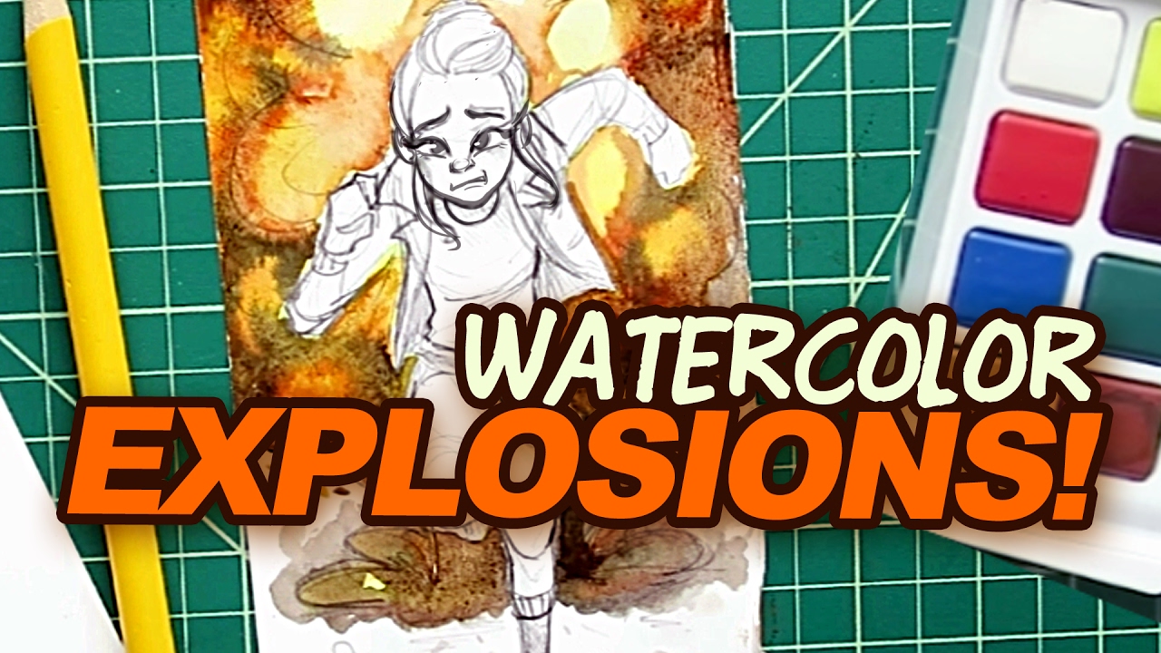 Mastering Watercolor Explosions with Koi Pocket Set