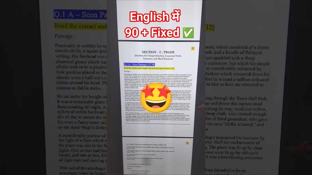 Class 12 English Prep: Master Exams with Bio Study's 90-Page Guide