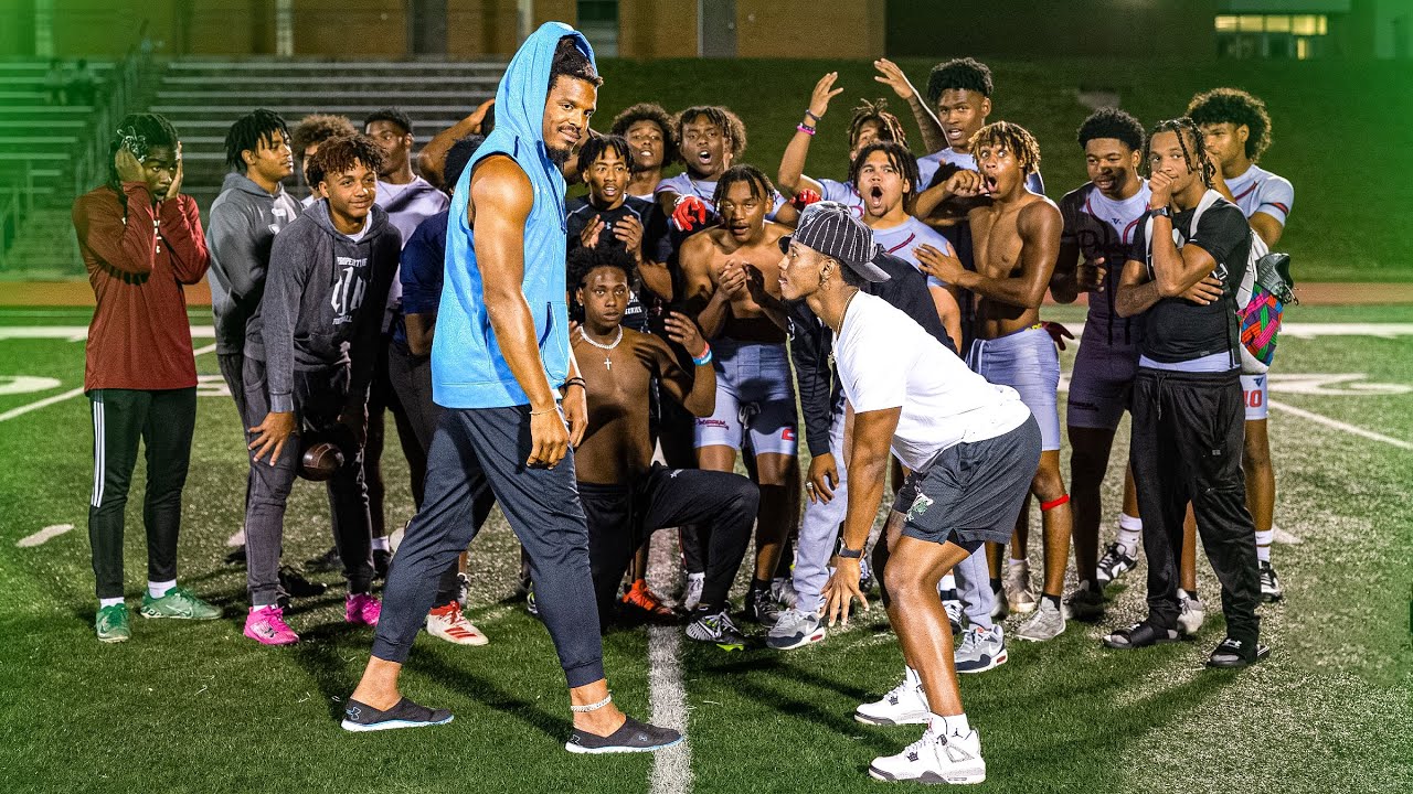 Cam Newton's 3v3 Football Rules: Inside the Murk Road Scrimmage