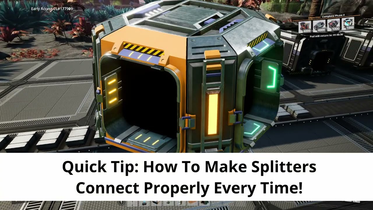 Fix Splitters Not Connecting to Belts in Satisfactory