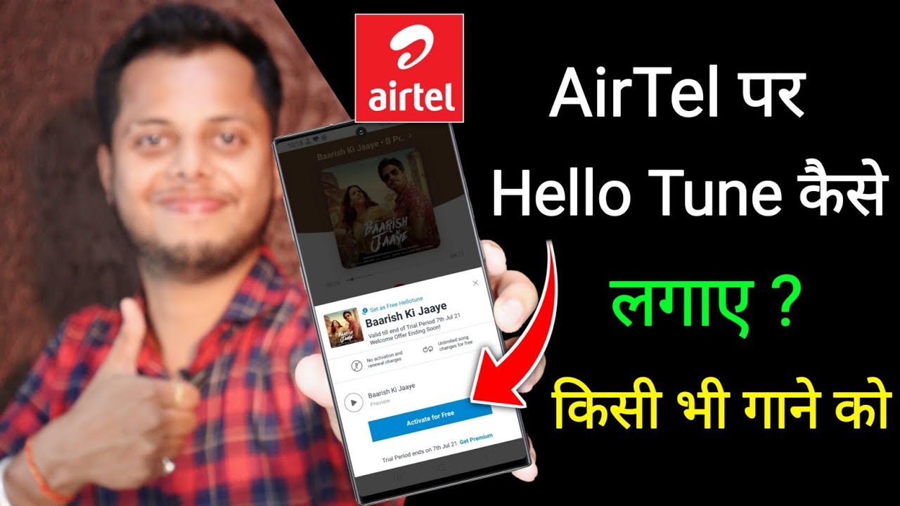 title：How to Set Free Airtel Caller Tune Using Wink Music