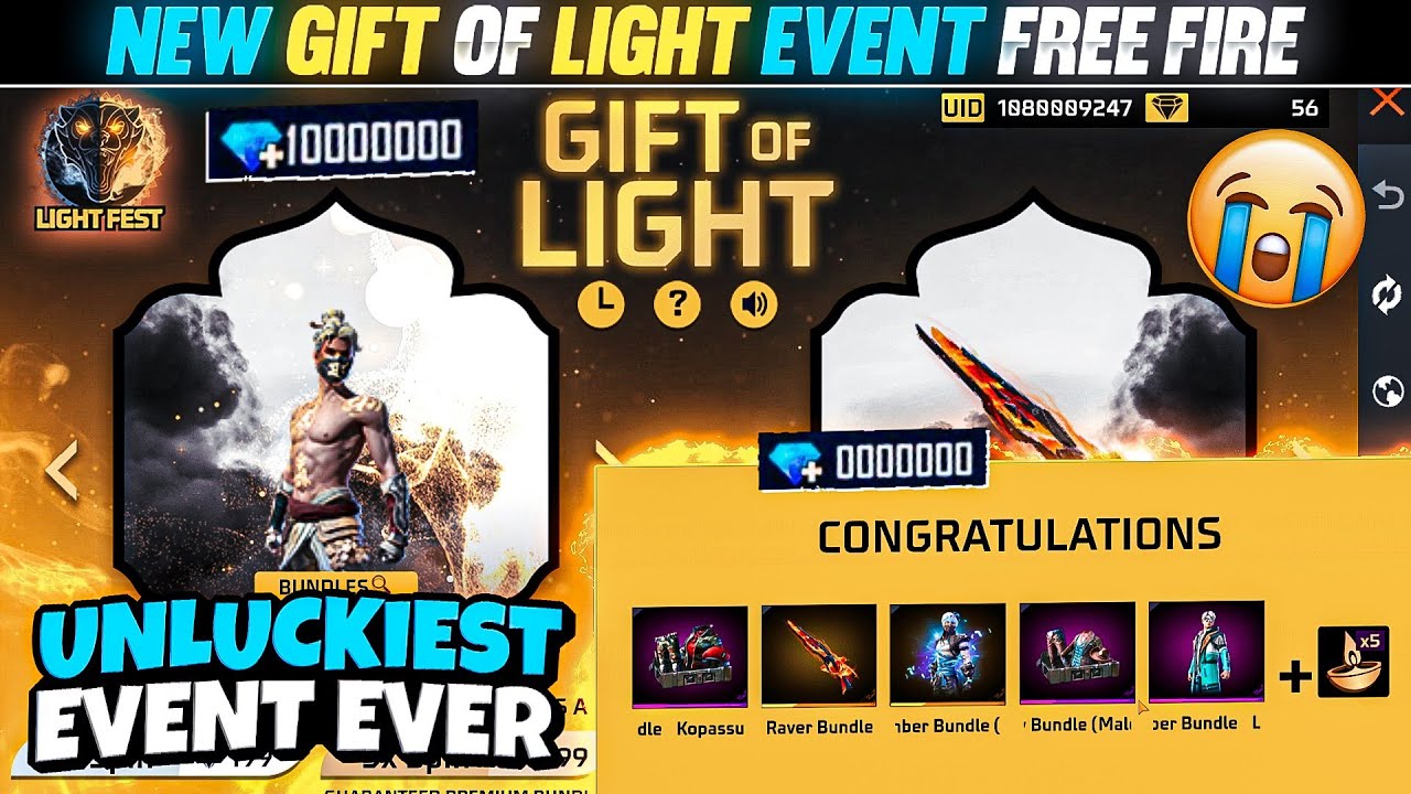 Free Fire Gift of Light Event: Is It Worth Your Diamonds?