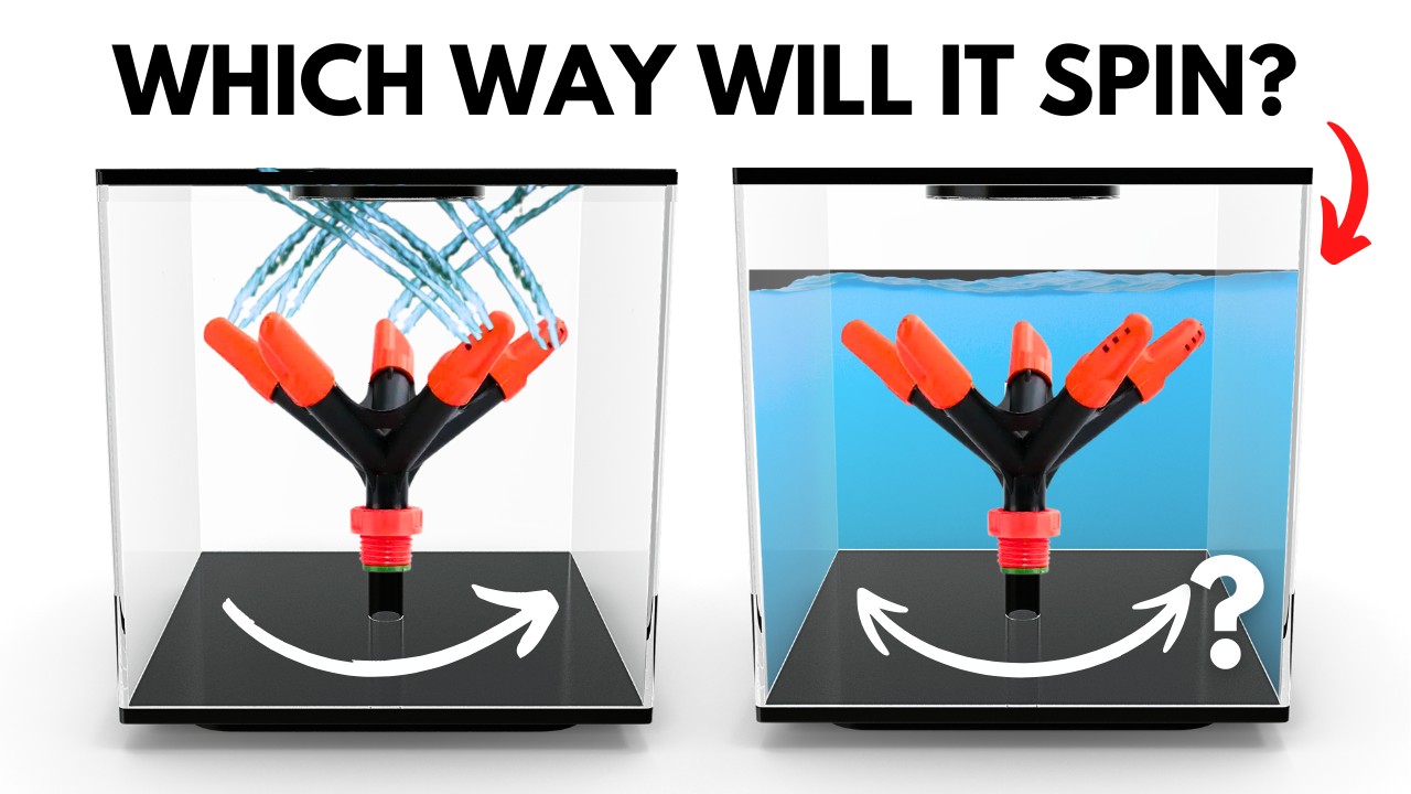 Feynman Sprinkler Solution: Physics Mystery Solved