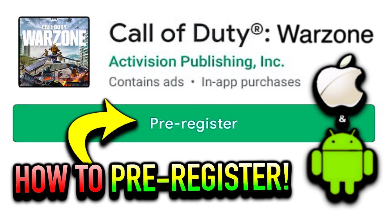 How to Pre-Register for Call of Duty Warzone Mobile on iOS & Android