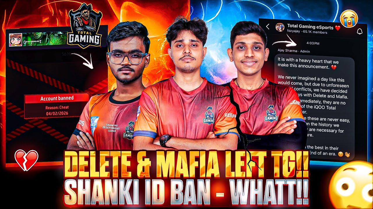 Total Gaming Roster Shakeup: Delete and Mafia Exit Confirmed