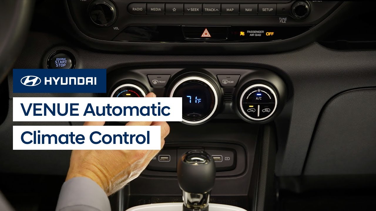 Master Your Hyundai Venue Climate Control System