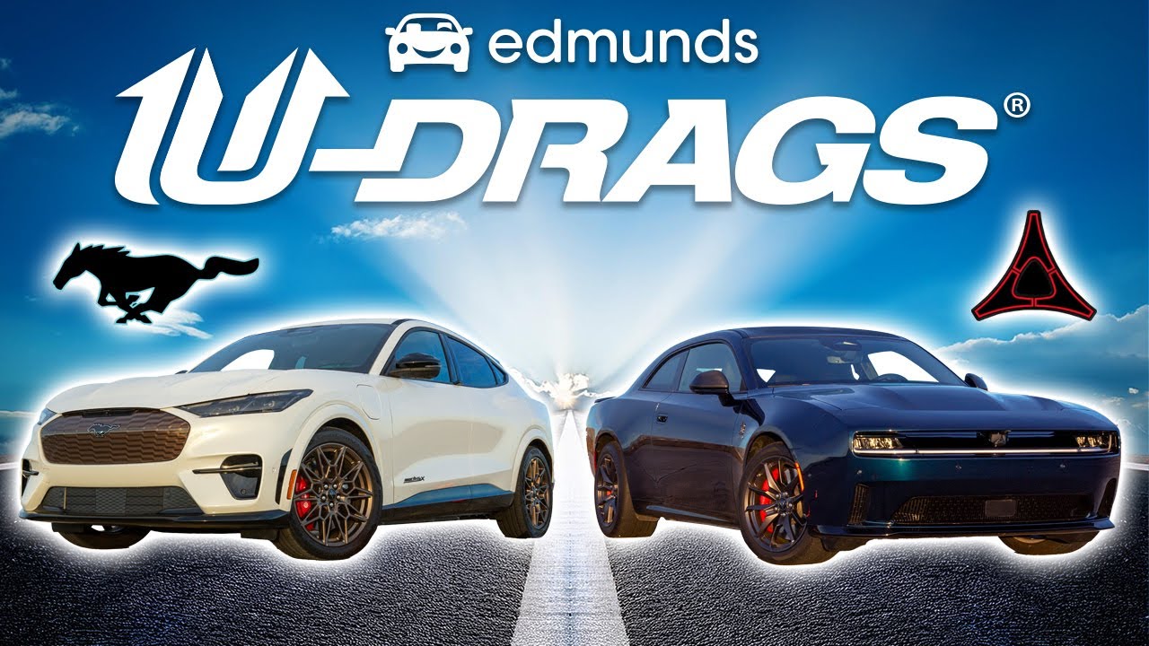 Dodge Charger Daytona vs Mustang Mach-E GT: Drag Race Results