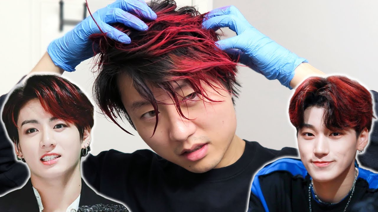Jungkook-Inspired Red Hair DIY: My Chaotic Transformation