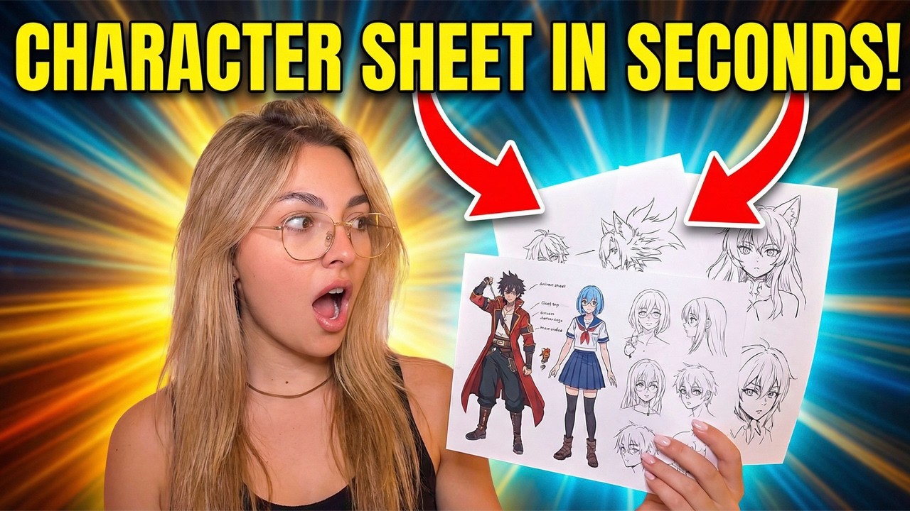 Create Character Design Sheets in Seconds with AI (No Skills Needed)