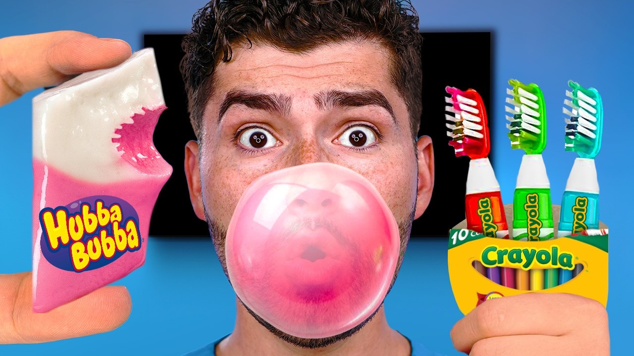 Edible School Supplies DIY & Toothbrush Test Results