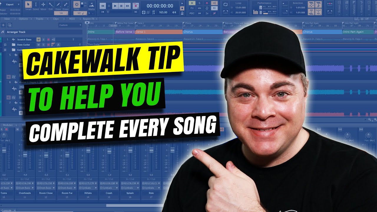 How to Finish Every Song with Cakewalk Markers and Arranger Track