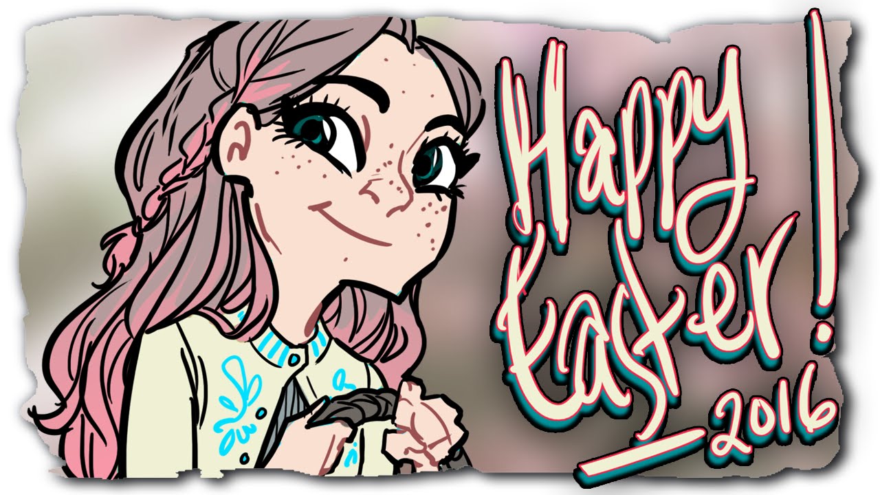 Quick Easter Illustration Guide with Comic-Style Techniques