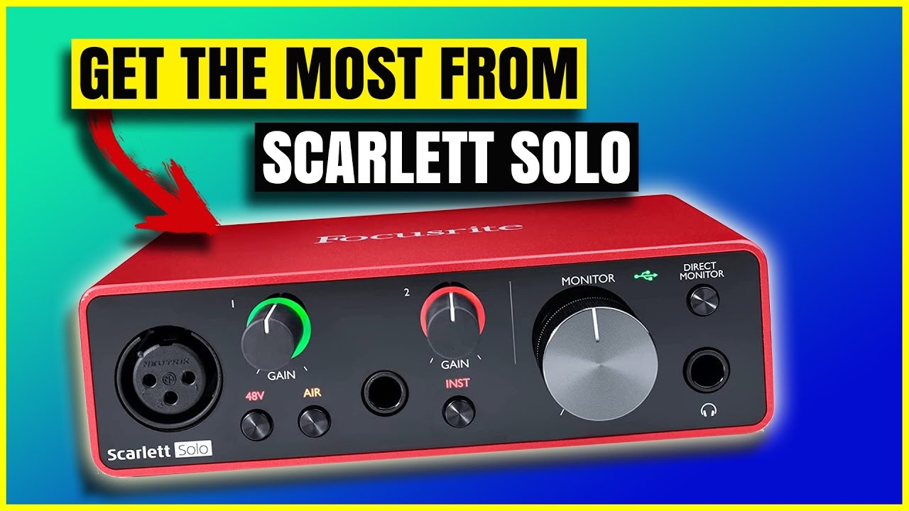 Focusrite Scarlett Solo Setup: 15 Pro Tips for Beginners