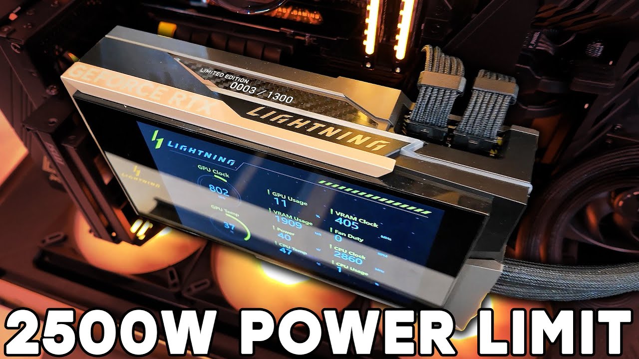 MSI Lightning RTX 5090 Debut: 2500W Power & OLED Monitors at CES 2026