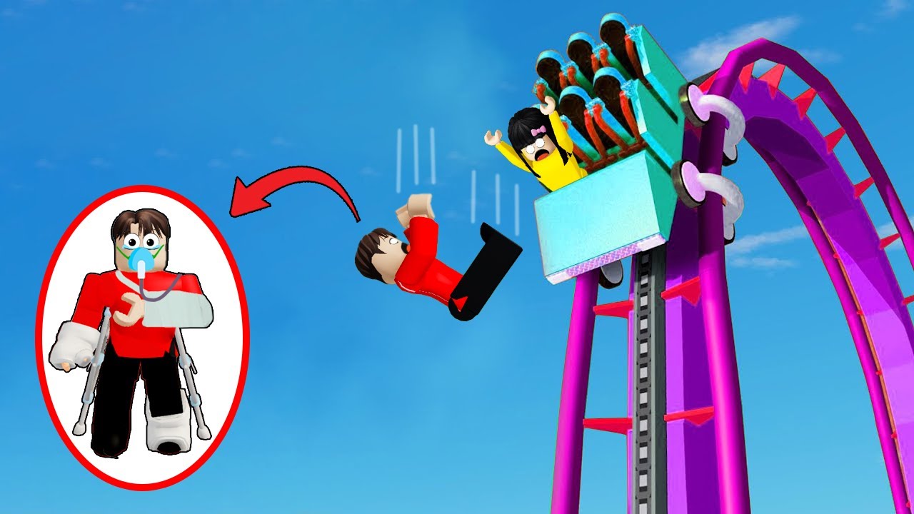 Magical Roblox Healing Adventure: Roller Coaster Rescue!
