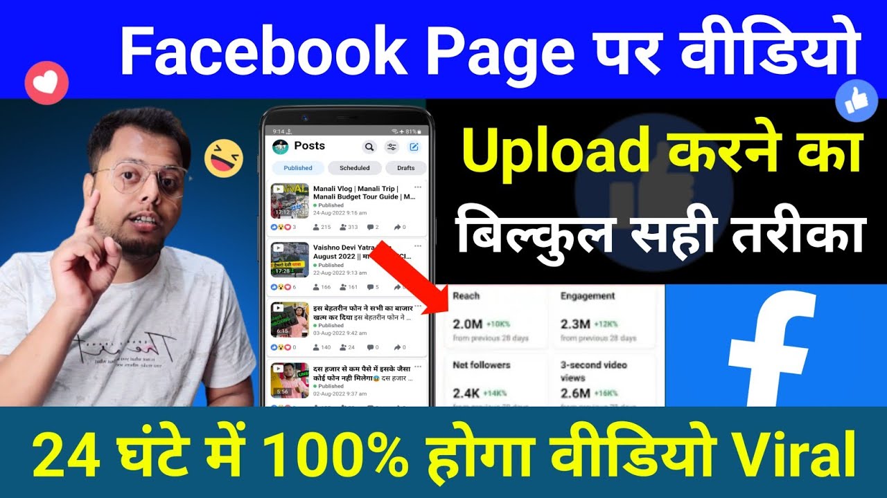 title：How to Upload Facebook Page Videos for More Views & Virality