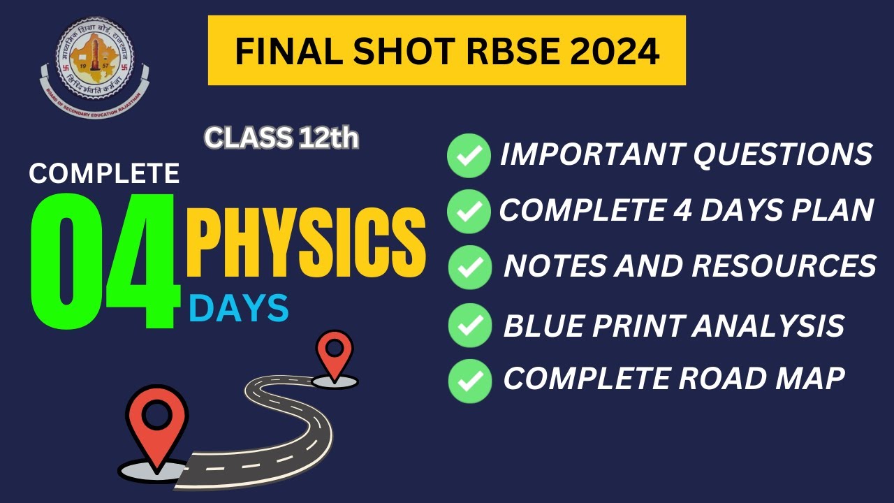 RBSE Physics Exam: Last-Minute Prep & Chapter Strategy