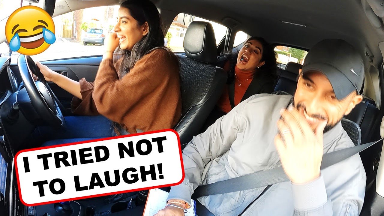 Kush's Epic Driving Test Fail: When Head Meets Car