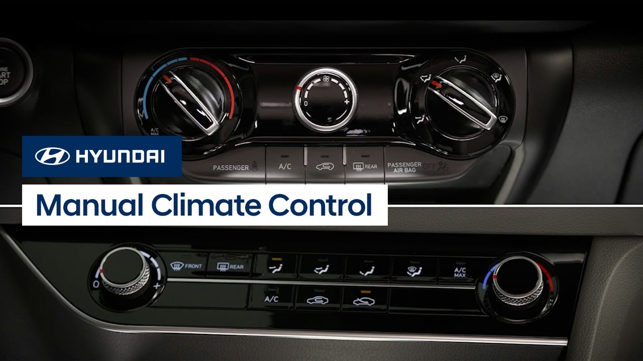 Master Your Hyundai's Manual Climate Controls: Quick Setup Guide