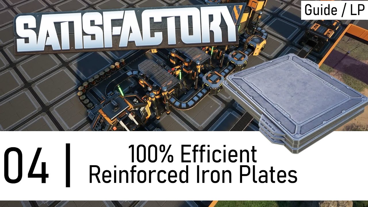 Efficient Reinforced Iron Plate Automation in Satisfactory