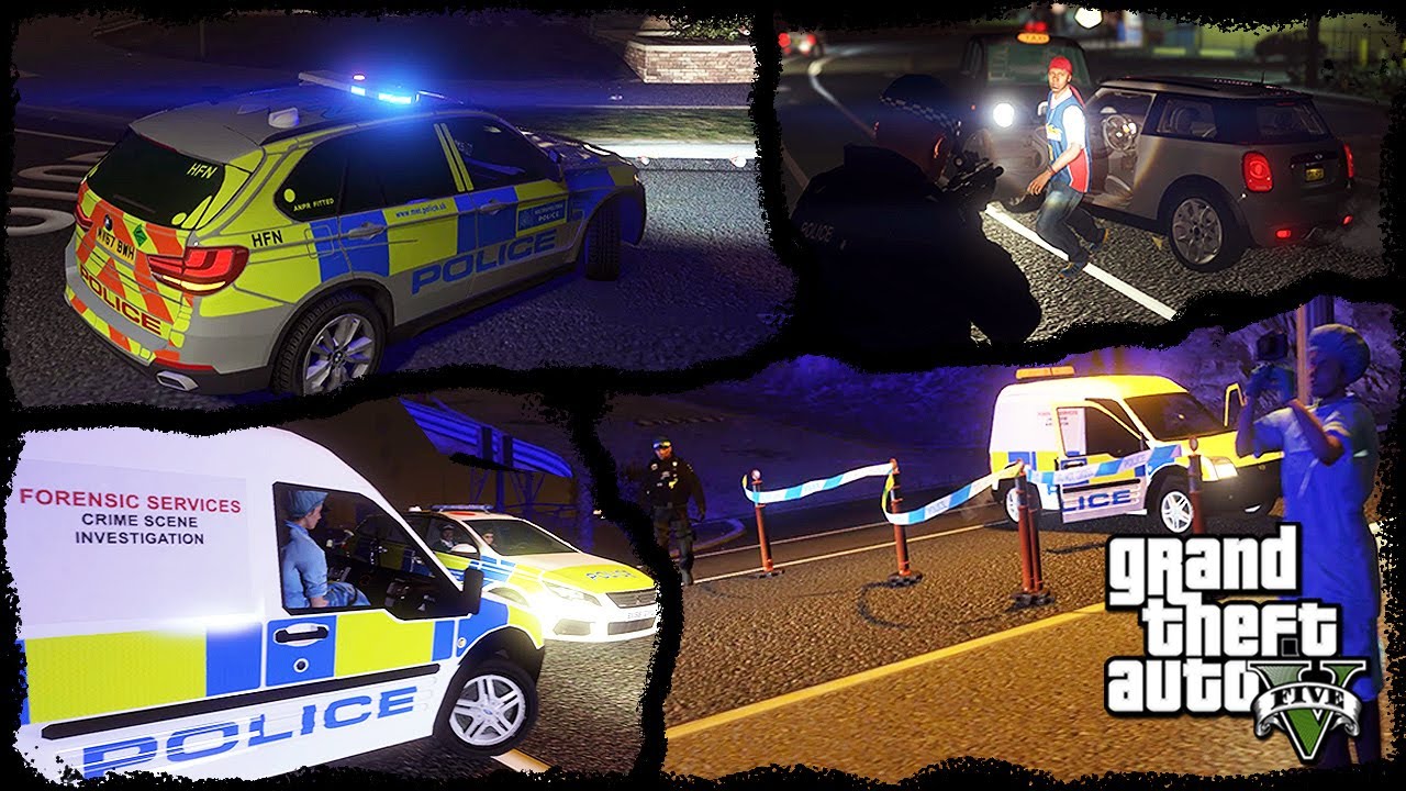 Ultimate GTA 5 LSPDFR UK Met Police Patrol with Police Tape Mod