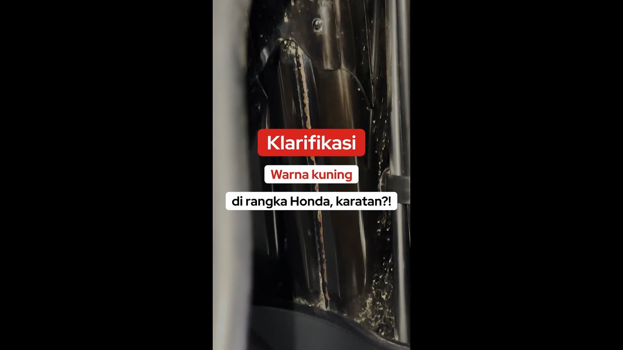 Honda Frame Yellow Spots: Silicate Coating Explained