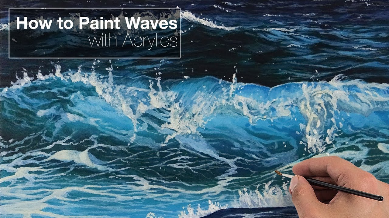 Master Acrylic Wave Painting: Techniques for Realistic Ocean Scenes