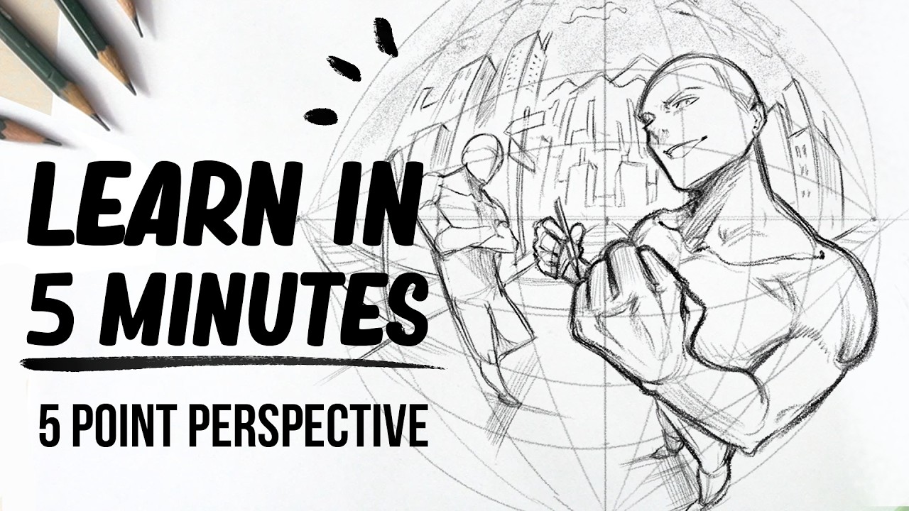 Master Five-Point Perspective: Draw Humans and Objects Correctly