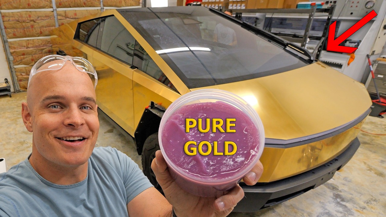 Gold Plate Cybertruck Guide: Real 24K Process & Costs