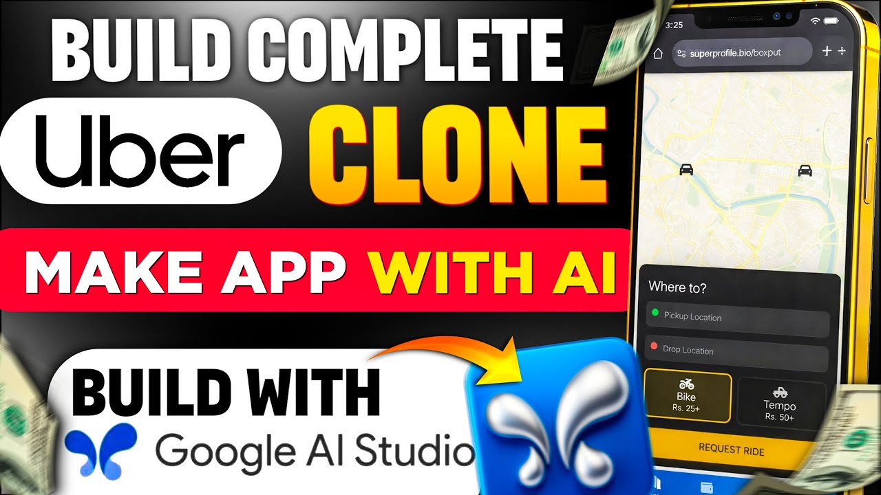 Build Uber-Like App with Google AI Studio: Complete Guide