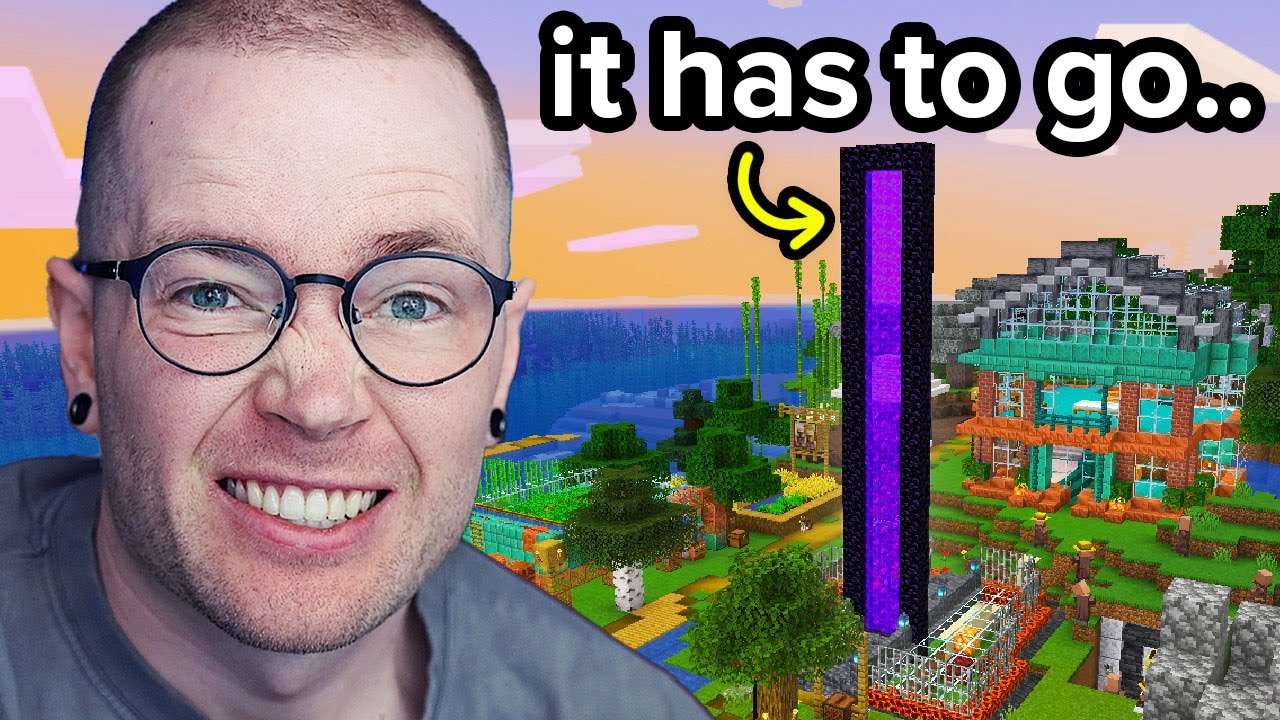 Minecraft Village Redesign: Fixing Portal Placement & Building Statues