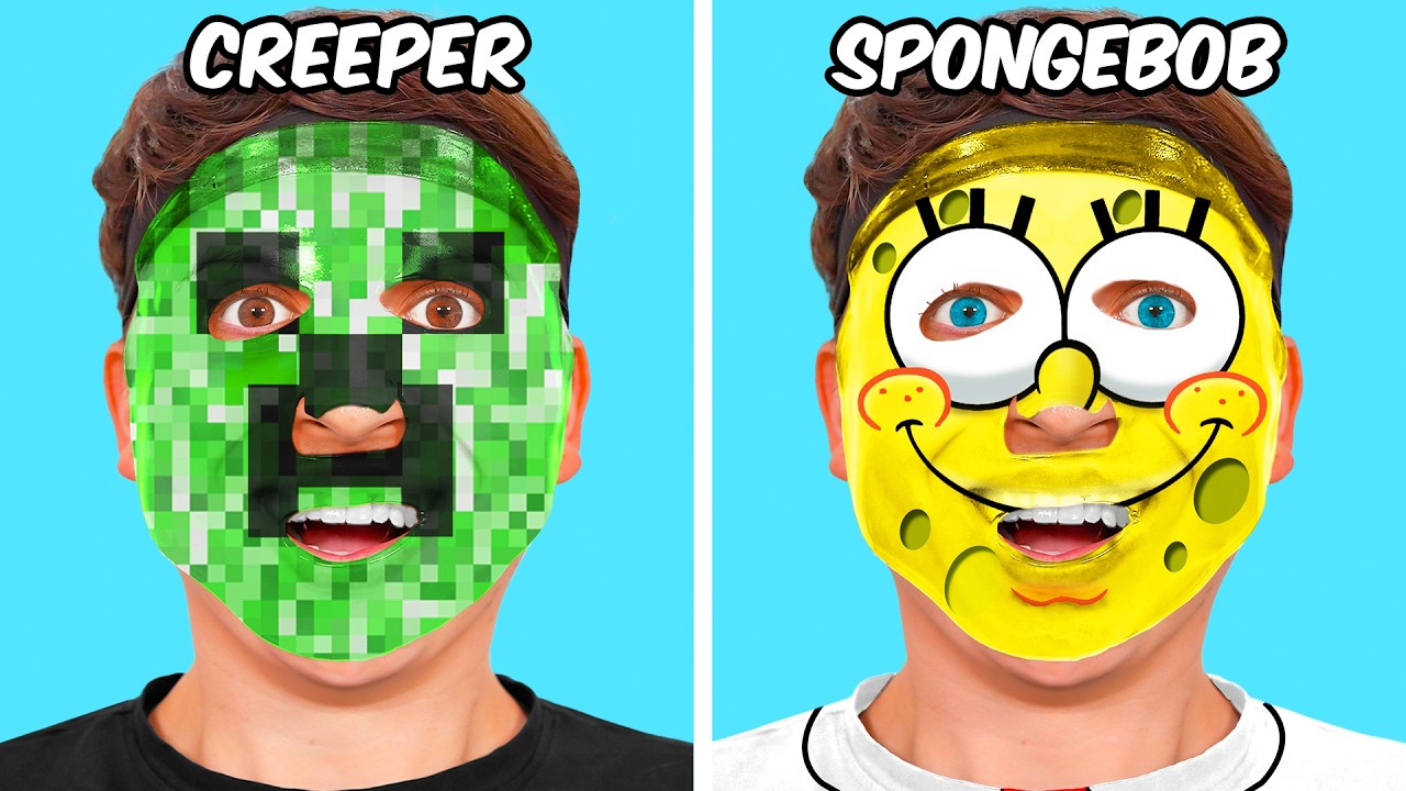 DIY Cartoon Face Masks: 50 Creative Character Skincare Recipes