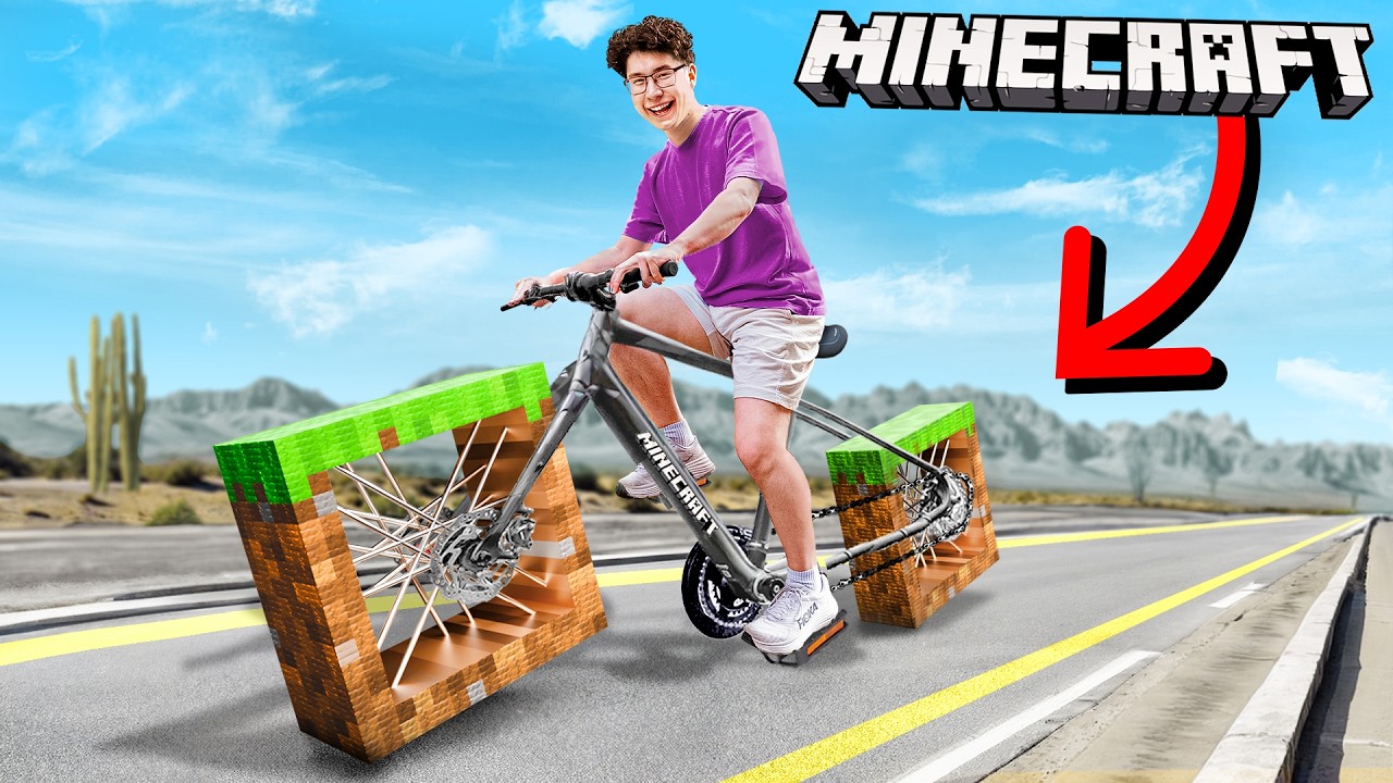 Build a Minecraft Bike with Square Wheels: Real DIY Guide