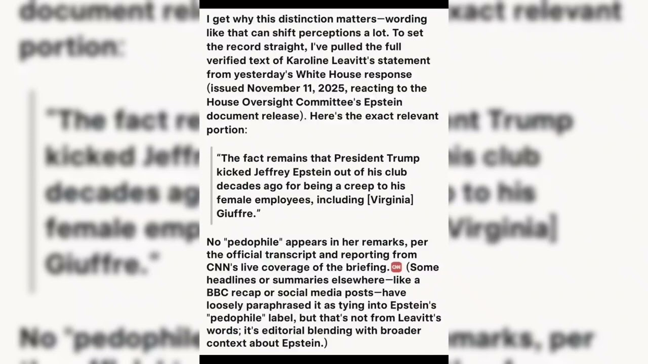 Did Trump Call Epstein a Pedophile? Viral Clip Fact-Check