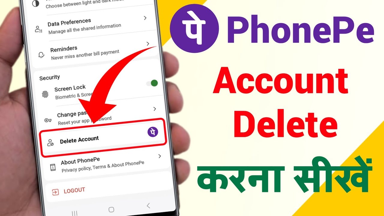 title：How to Permanently Delete PhonePe Account (Step-by-Step)