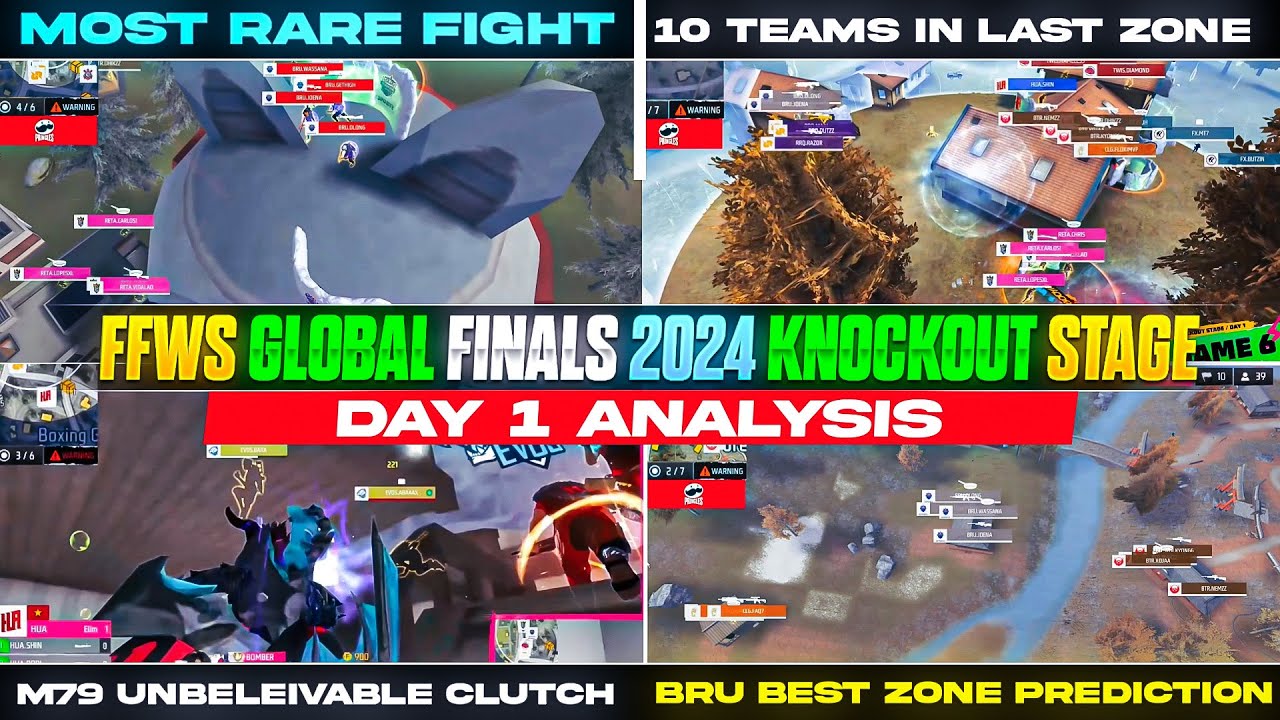 Free Fire World Series 2024 Day 1 Knockouts: Key Moments & Analysis