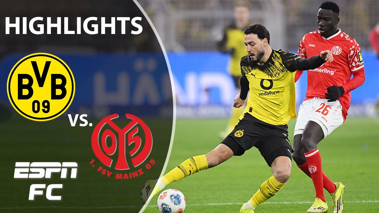 Dortmund Crush Mainz 4-0 to Close Bundesliga Title Gap