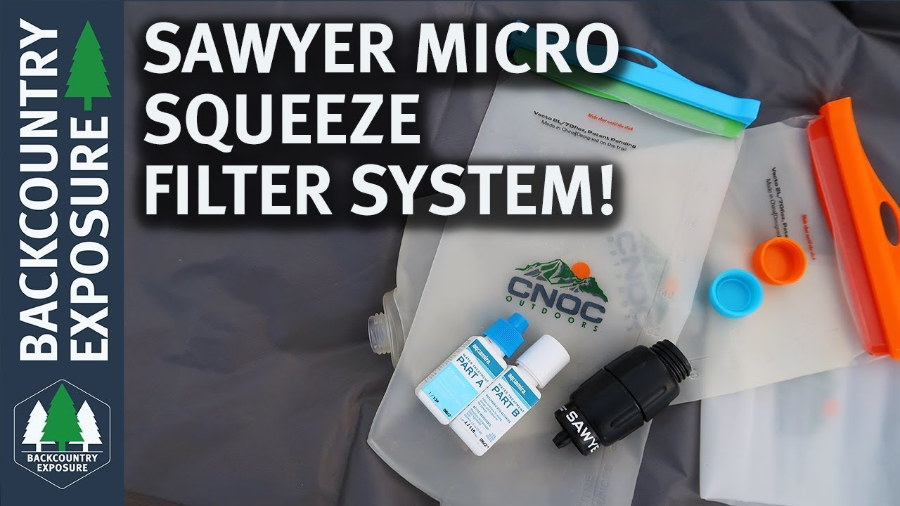 Sawyer Micro Squeeze & Aquamira: Ultimate Backpacking Water System
