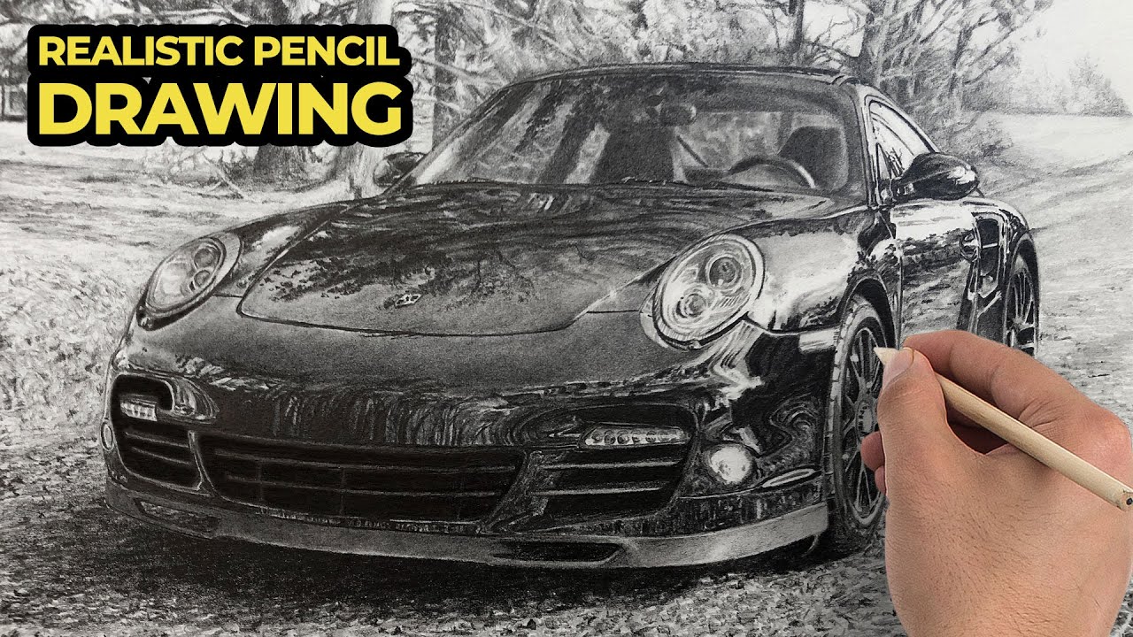 Master Realistic Graphite Car Drawing: Step-by-Step Guide