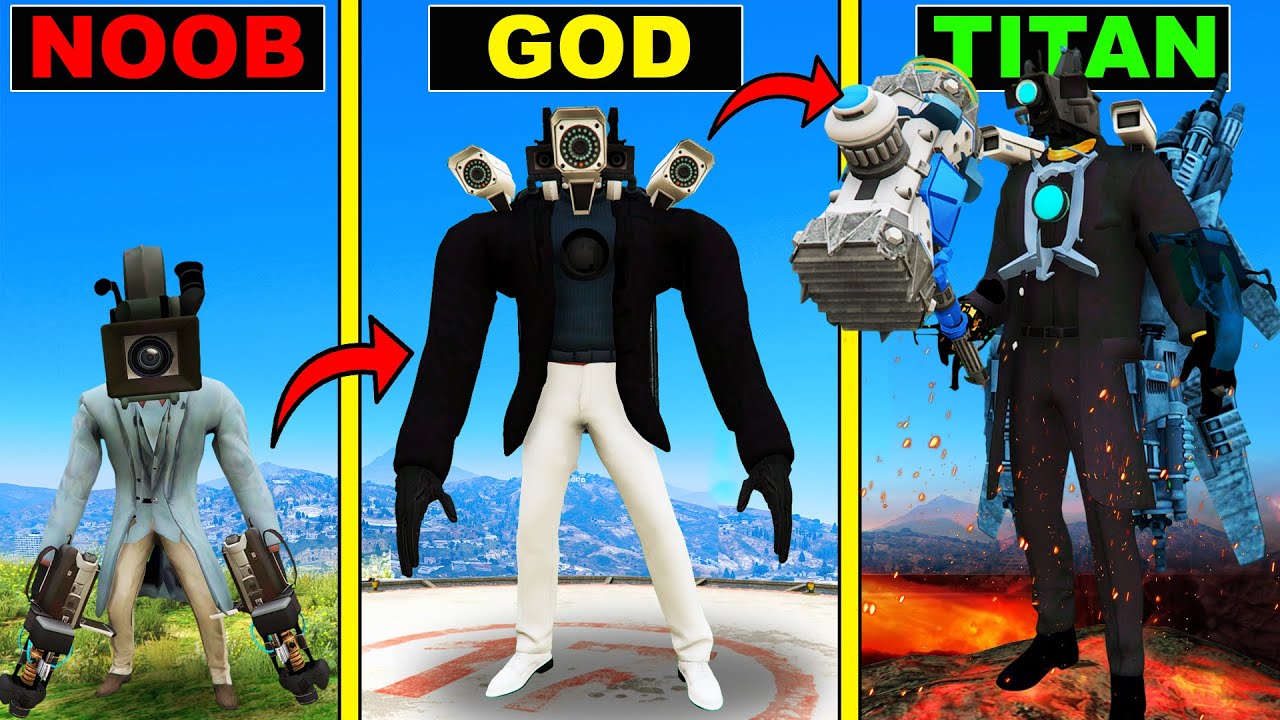 GTA Camera Hero Upgrade: Defeat Toilet Army Mod Adventure