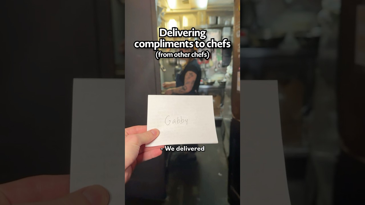 Chef Compliments: How Peer Recognition Builds Culinary Community