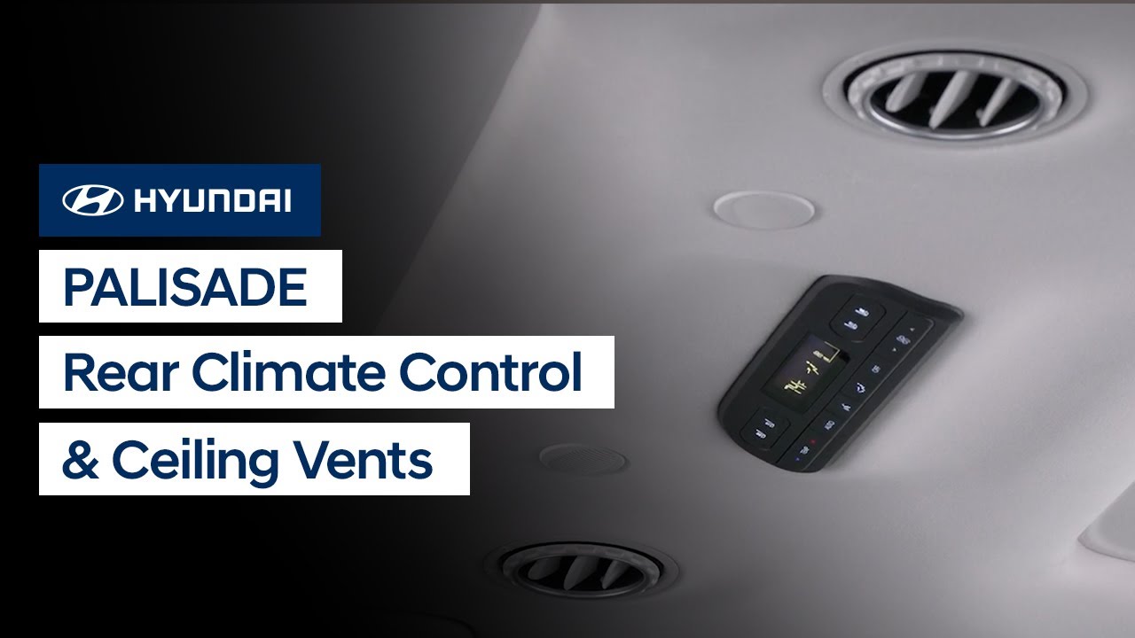 Master Your Hyundai's Rear Climate Control System