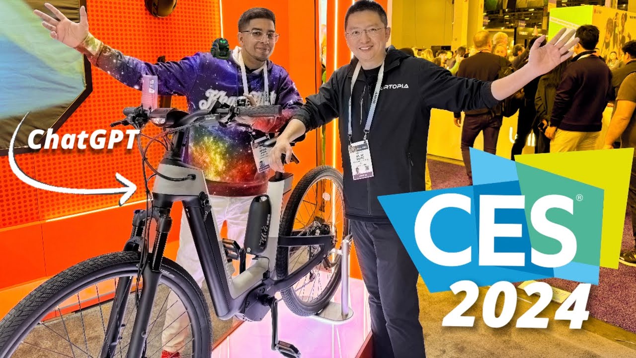 Utopia's AI E-Bikes with ChatGPT Integration at CES 2024